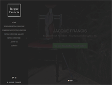 Tablet Screenshot of jacquefrancis.com